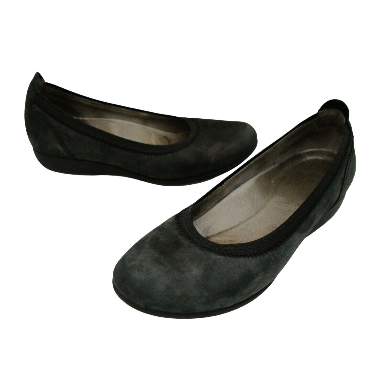 Dansko Ballerina Charcoal Flats Women's Size 38 EU Suede Cushioned Insoles  Rare | eBay