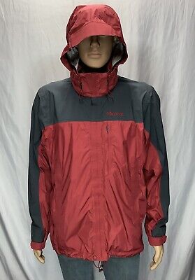 rare MARMOT PreCip Rain Jacket Full Zip Hooded men M