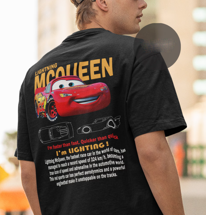 Cars Lightning Disney Cars T Shirt Design 