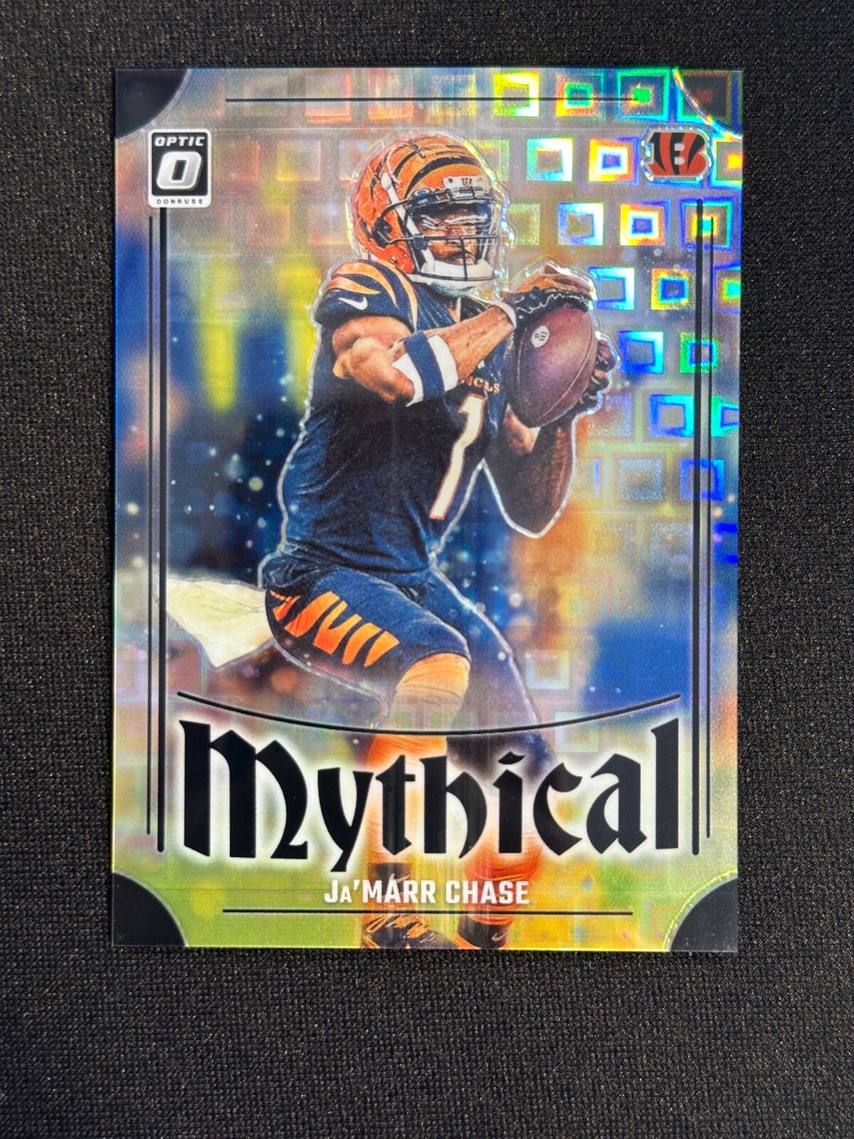 2023 Panini Donruss Optic Ja'Marr Chase /25 Mythical Black Pandora #10