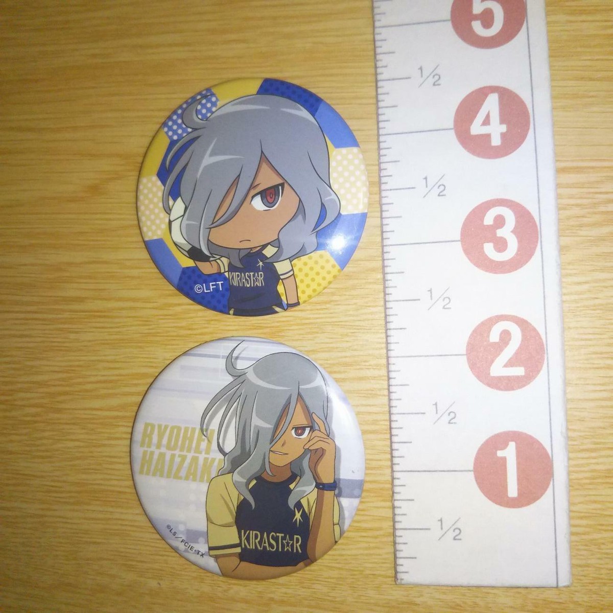 イナズマイレブン A64561 INAZUMA ELEVEN / Level-5 / Can badge / Haizaki Ryouhei | eBay