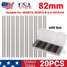 20PCS 82mm TCT Carbide Planer Blades For DeWalt MAKITA BOSCH Ryobi AEG B&D US