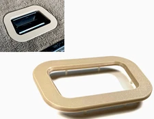 LAND ROVER RANGE ROVER CLASSIC 1987-1995 LOWER TAILGATE INNER HANDLE TRIM BEIGE