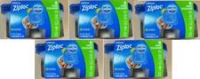 ZIPLOC Food Storage Meal Prep Containers Reusable for Kitchen 4oz-(5 pack W/40)