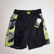 Xersion Boys Size XS 6/7 Black Swim Trunks Shorts