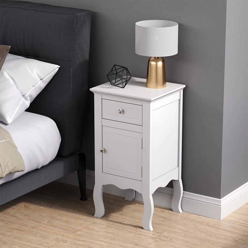 Curved on sale leg nightstand