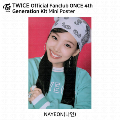 TWICE OFFICIAL FANCLUB 4TH GENERATION特典 TWICE Official Fan Club ONCE 4th Generation Kit Photocard