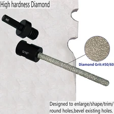 Diamond Mortar Raking Bit 8*100mm Milling Finger Brick Coarse Stone Tile Removal