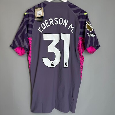 NWT MANCHESTER CITY 2023 2024 GOALKEEPER AUTHENTIC SHIRT JERSEY