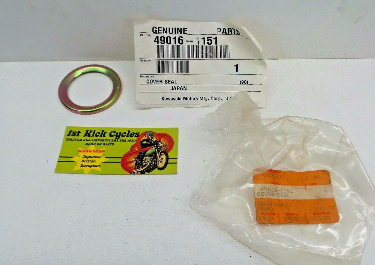 NOS KAWASAKI COVER SEAL KAF620 49016-1151 OEM | eBay