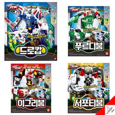 Hello Carbot HYPER COPS Full Set 4-Robots Transformer Robot Police Car Toy 2022