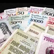 22 Banknotes International World Paper Money Lot Inflation Set Currency Bundle