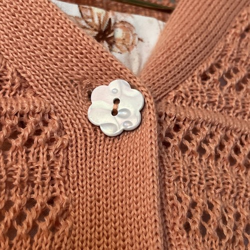2 Piece Girls Orange Sweater With Butterfly Skirt Combo Self Esteem L-14 - Picture 3 of 8