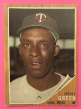 1962 Topps, Minnesota Twins - LENNY GREEN