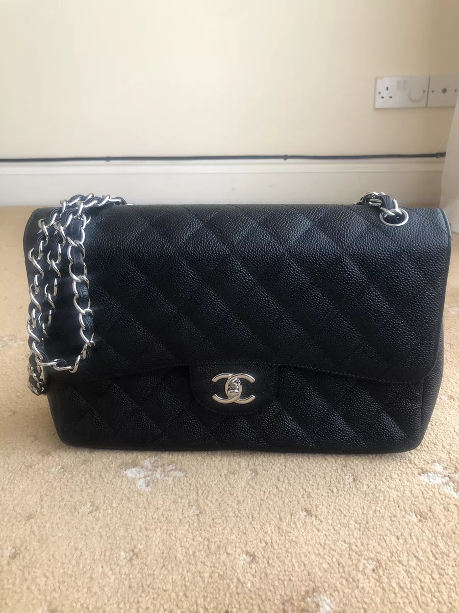 Chanel Classic Caviar Leather Flap Bag