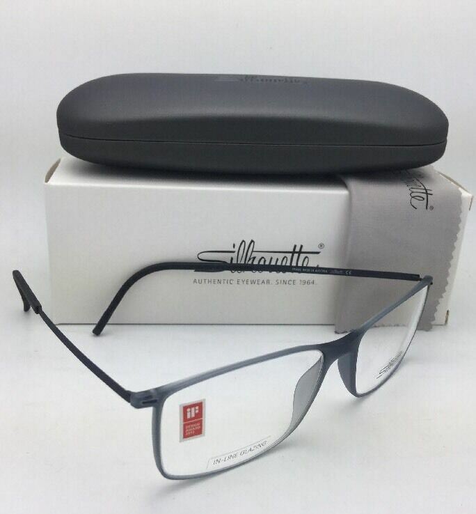 New SILHOUETTE Eyeglasses SPX 2902 40 6051 55-17 Matte Grey New SILHOUETTE Eyeglasses SPX 2902 40 6051 55-17 Matte Grey