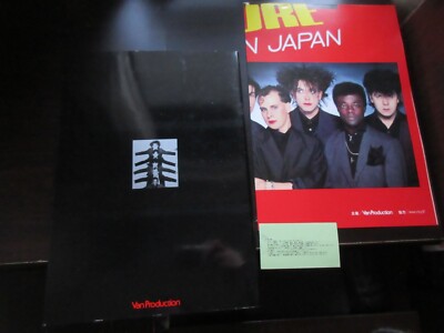 Cure Top 1984 Japan Tour Book Program w Osaka Ticket , Poster
