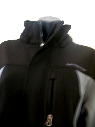 WEATHERPROOF Jacket Zip Up Fleece Lined Waterproof Gray Sz Large, ck measures - Picture 2 of 12