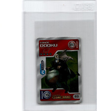 Mini tarjeta Sabritas Star Wars 2009 difícil de encontrar lámina Conde Dooku