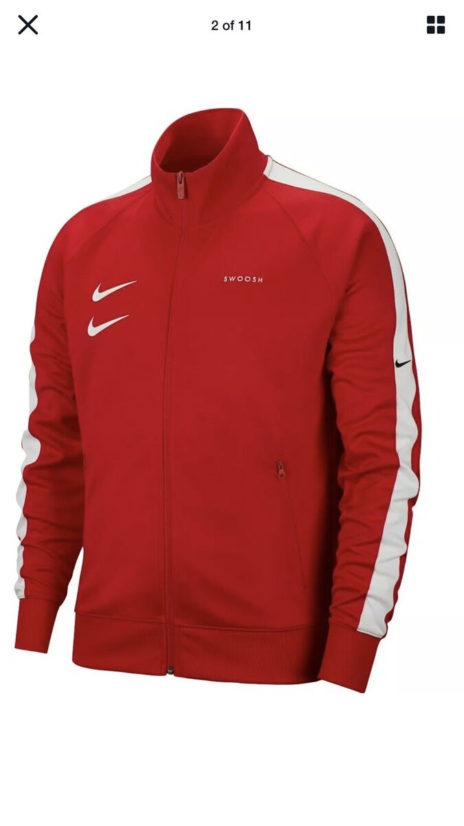 Nike NSW Sportswear Double Swoosh Track Jacket Mens Size XL Nike NSW Sportswear Double Swoosh Track Jacket Mens Size XL