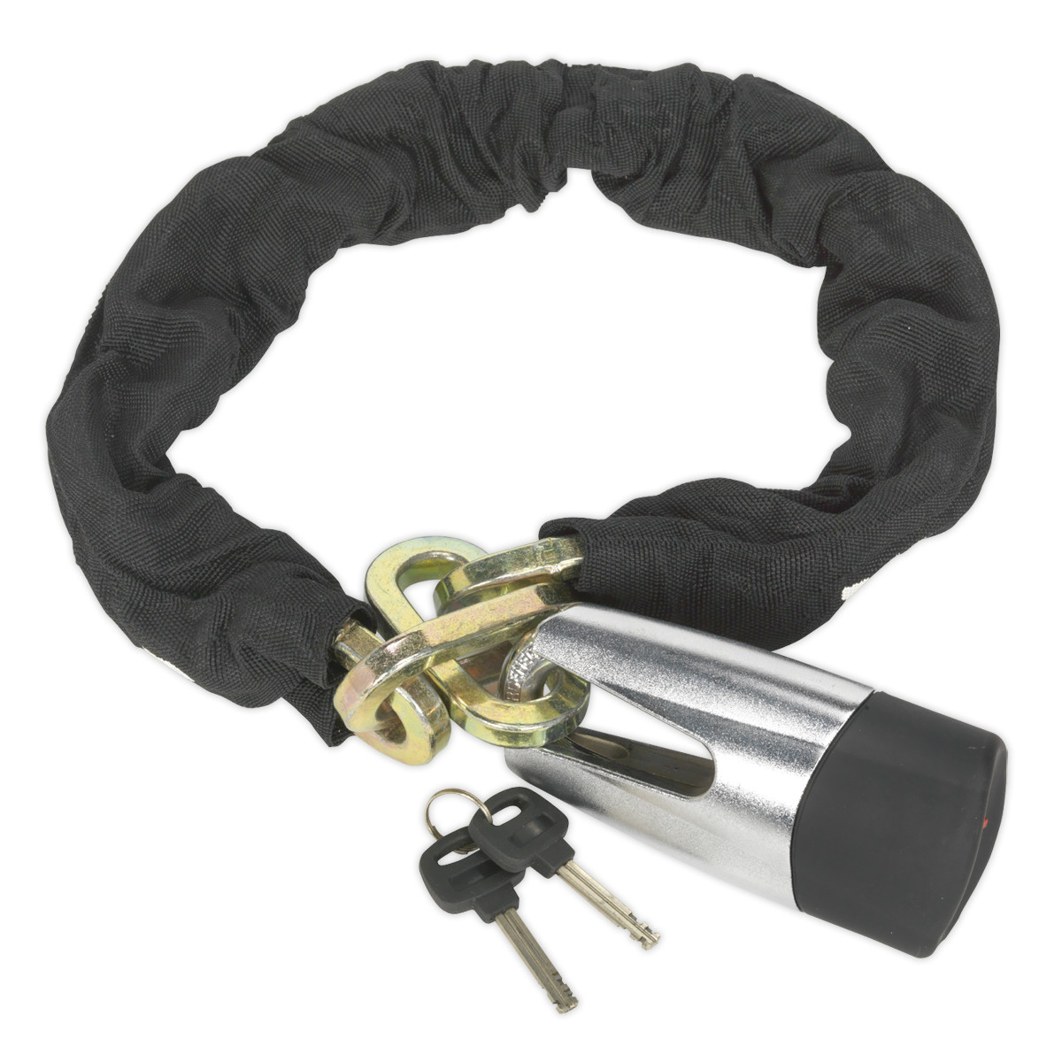 Sealey Motorcycle Chain & Disc Lock 10.5 x 10.5 x 900mm 4* ART Approved