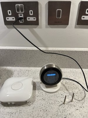 Google Nest Learning Thermostat 3. Generation Smart Thermostat, Edelstahl