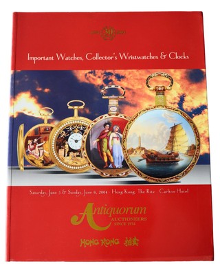 Antiquorum Important Watches, Collector's Wristwatches & Clocks 2004 Catalog