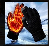 Heated Gloves Electric Rechargeable Battery Hand Warm Windproof Thermal Winter55