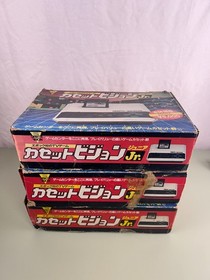 CASSETTE VISION Jr Console system Epoch NTSC-J Japan White TV Game 3 set