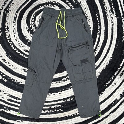 John Geiger Szn 1 Gray Pocket Pants (large) Jogger Elastic Waist Drawstring