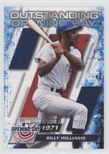 2021 Topps Opening Day Outstanding Opening Days Billy Williams #OOD-7 HOF 02v3