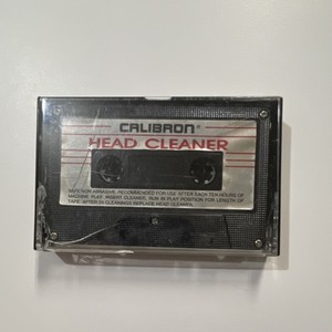 Calibron Cassette Tape Head Cleaner, Cassette Media Type Head Cleaning
