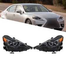 Headlights Assembly For Lexus IS250 IS200T IS300 IS350 2014 2015 2016 Pair LED