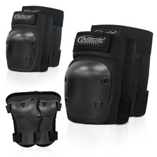 MammyGol Boys Knee Pads Elbow Pads Wrist Guards set 6 in 1 for Kids Ages 3-9 ...