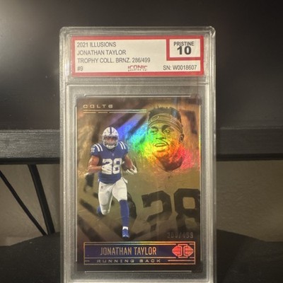 Panini 2021 Illusions Jonathan Taylor Trophy Bronze #9 286/499 Pristine 10