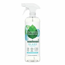 Seventh Generation Glass Cleaner Sparkling Sea 23 Fl Oz Streak Free Shine 0.44 per fl oz