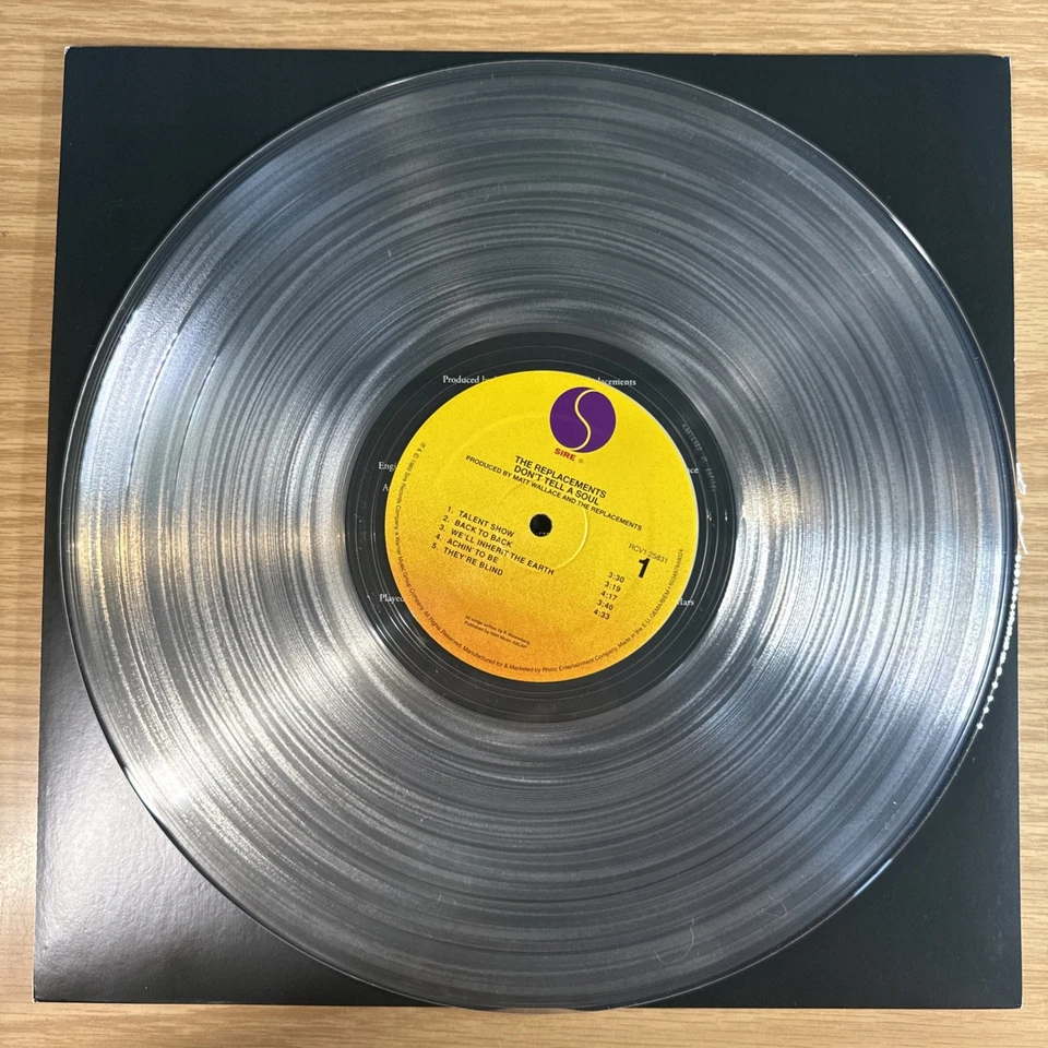 The REPLACEMENTS Dont Tell A Soul Paul Westerberg CLEAR vinyl LP Rhino in Shrink Foto 2 de 4