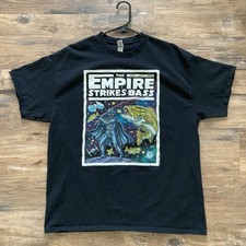 Camiseta Ray Troll The Empire Strikes Bass Para Hombre XL Star Wars Parody Alaska