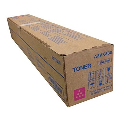 Konica Minolta TN-619M Original Laser Toner Cartridge - Magenta Pack (a3vx330)