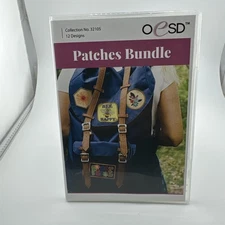 OESD #32105CD for embroidery designs, 12 Designs Patches Bundle