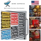 24 PCS Magnetic Tool Box Labels with Color Coding for Garage Cabinets Drawers