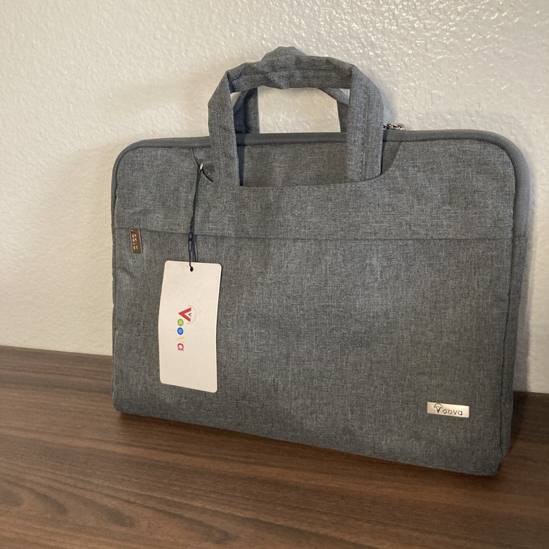 grey Voova laptop bag 13 X 10”