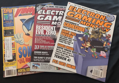 Electronic Gaming #145 158   Gamecube   Resident Evil Zero + VG Sonic 3