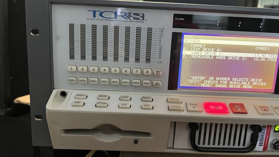 360 Systems 8 Multi-Track Hard Disc Digital Recorder W/Power & Manual Original - Image 2 of 4