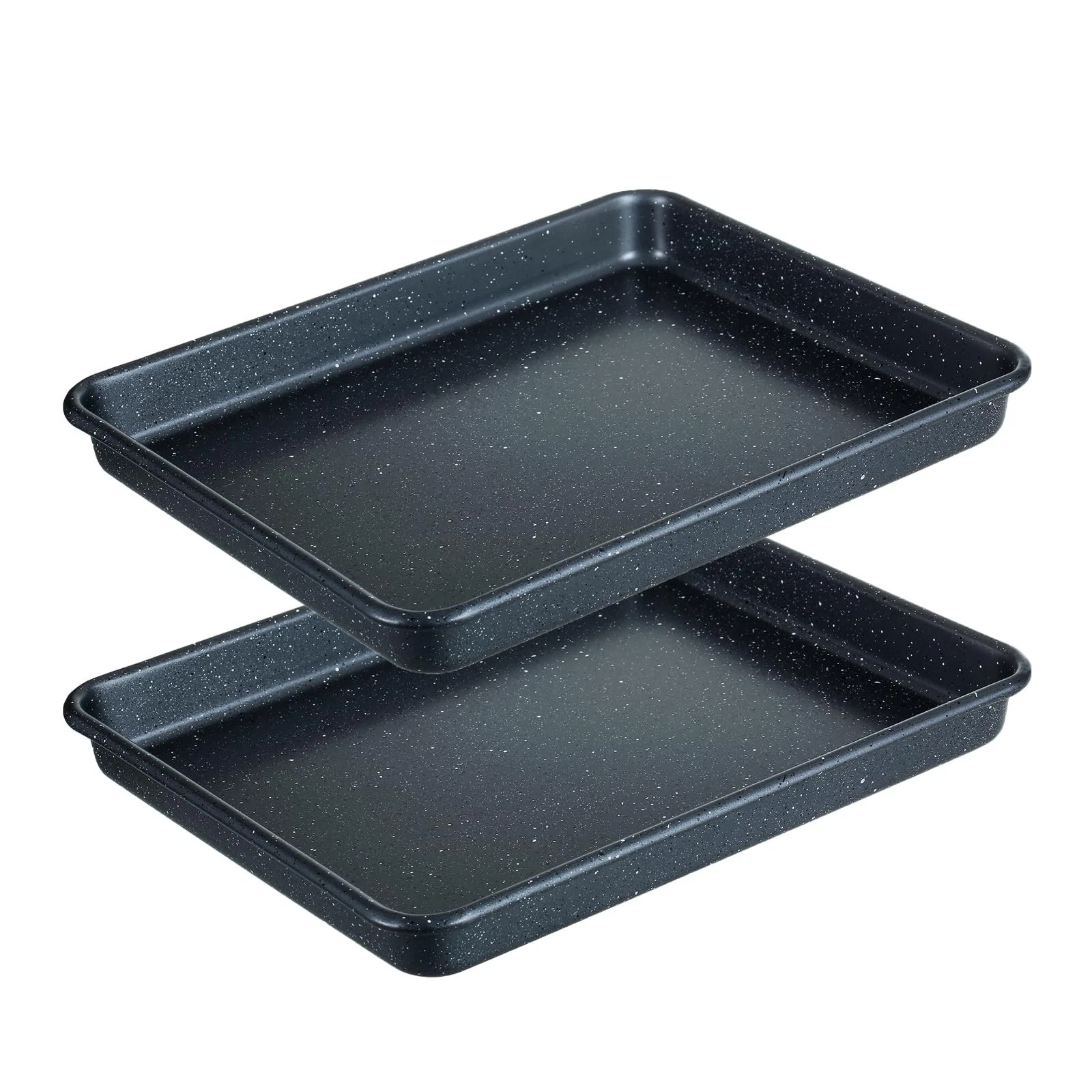 11 Inch Nonstick Baking Sheets Set of 2, Carbon Steel Cookie Sheets for Bakin...