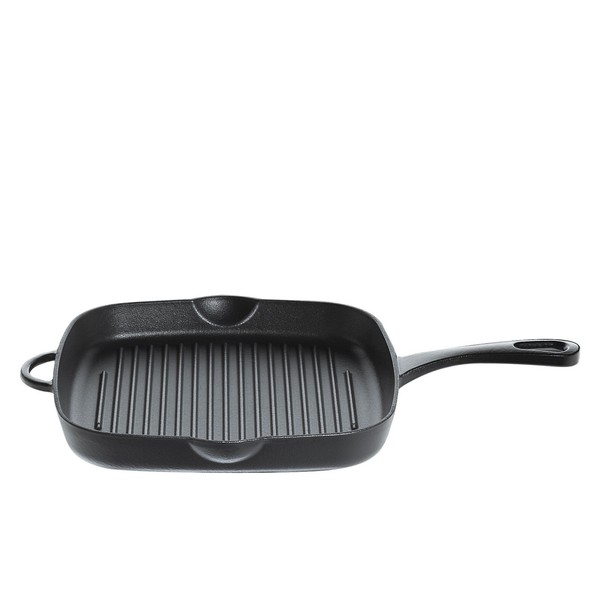 Kuchenprofi Provence Grillpfanne Aus Gusseisen, Schwarz, 26 X 26 Cm-image