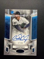2024 Topps Tier One Isaiah Campbell (RC) Auto 27/99 Blue Foil Breakout #BOA-IC