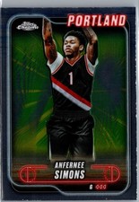 2024-2025 Topps Chrome  Base  /  #53 Anfernee Simons