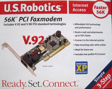 US Robotics V.92 56K PCI Internal Faxmodem - Works with Windows 11