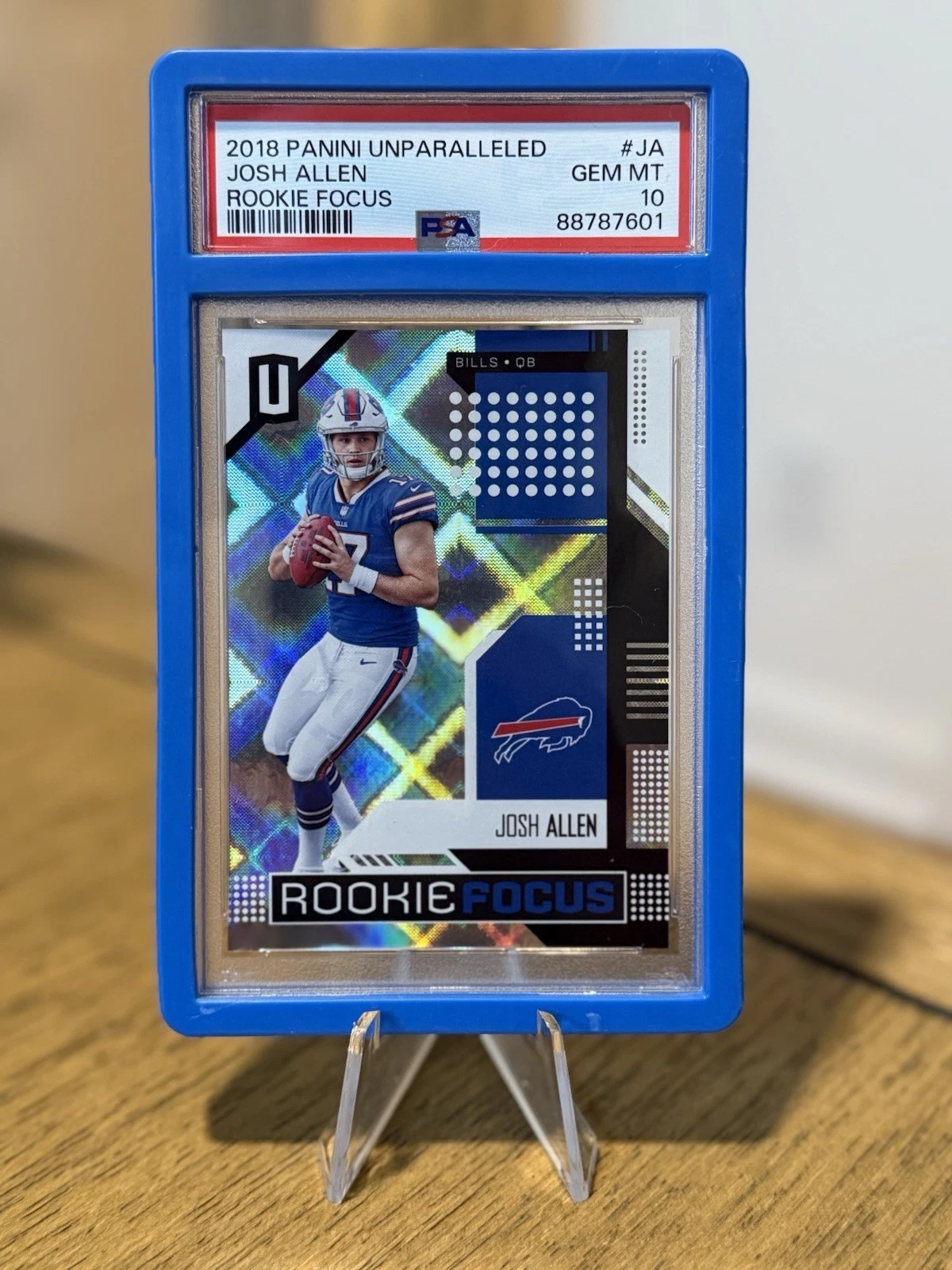 Josh Allen Panini Unparalleled Rookie Focus #JA Base